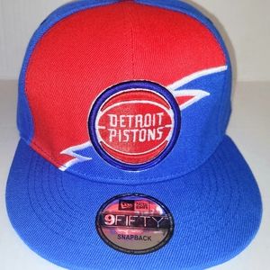 Detroit Pistons Snapback Hat NEW New Era Adjustable
